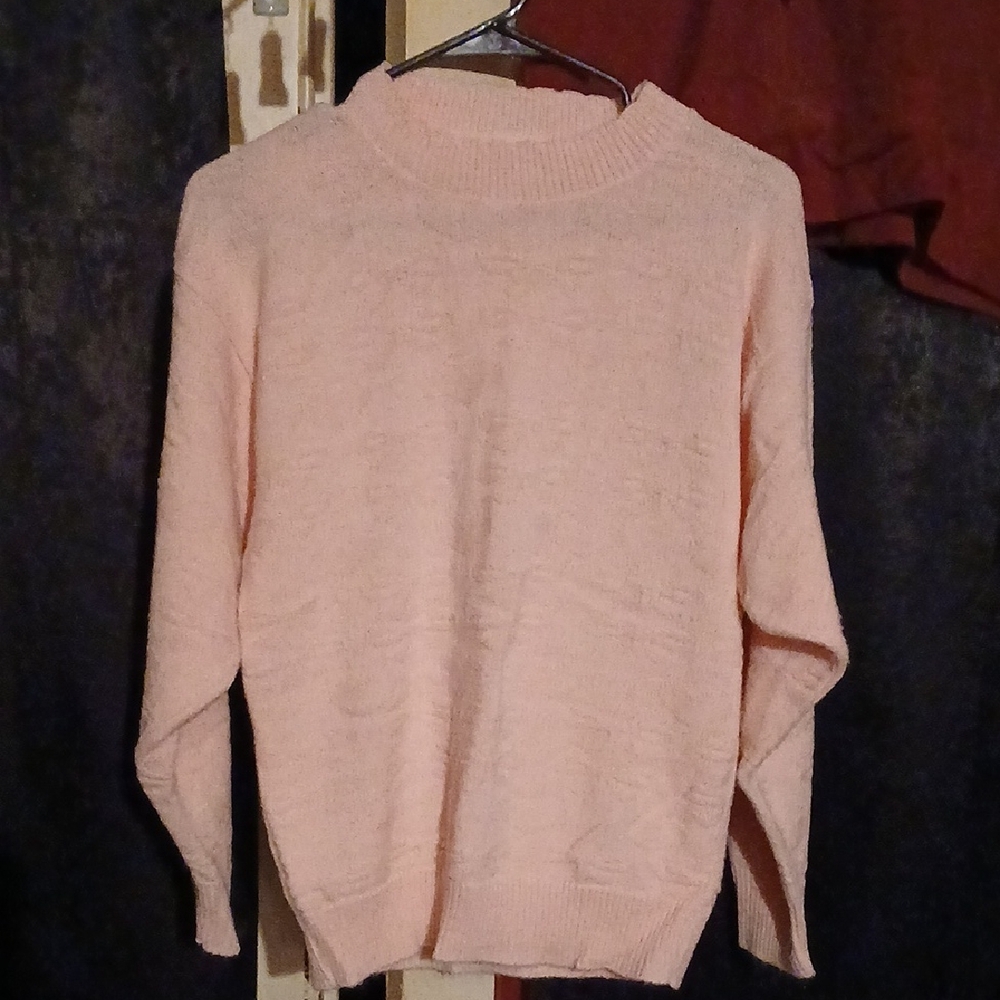 Source Unknown Light Pink Crew Neck Sweater